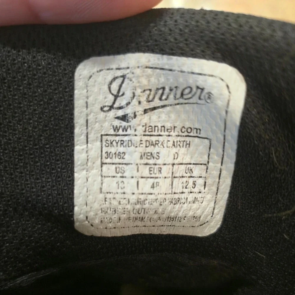 Danner Hiking Boots Men's Size 13 Waterproof Trail Hiking Rugged Leather EUC